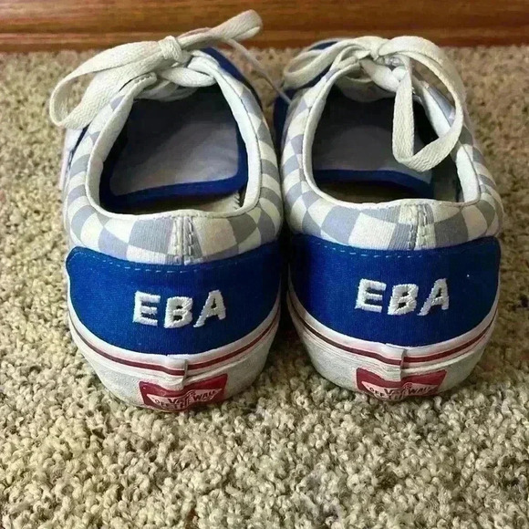 VANS Custom Design Checkerboard Laceup Men’s 6.5/Women’s 8 - Picture 4 of 8